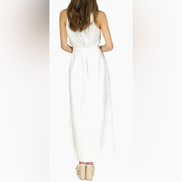 Michael Kors Petite Belted -Button Down Maxi Dress - Picture 4 of 7